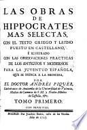 Las obras de Hippocrates mas selectas