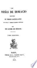 Las poesías de Horacio