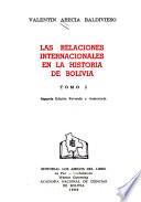 Las relaciones internacionales en la historia de Bolivia