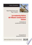 Las sentencias básicas del Tribunal Constitucional italiano
