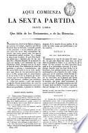 Las Siete Partidas del Sabio Rey Don Alonso el IX