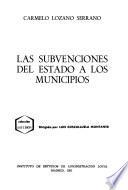 Las subvenciones del estado a los municipios