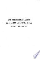 Las verdaderas actas de los martires