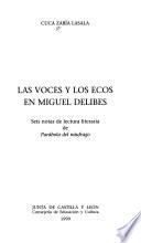 Las voces y los ecos en Miguel Delibes