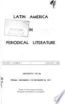Latin America in Periodical Literature