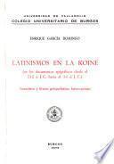 Latinismos en la Koiné
