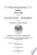 Laws of the Territory of New Mexico