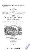 Laws of the Territory of New Mexico
