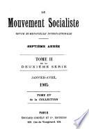 Le Mouvement socialiste
