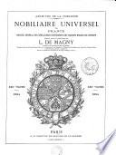 Le Nobiliaire universel