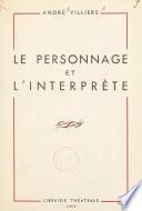 Le personnage et l'interprète