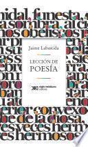 Lección de poesía