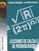 Lecciones de cálculo de probabilidades
