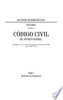 Lecciones de derecho civil: Tratado de personas