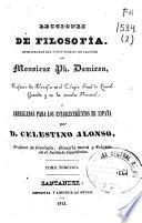Lecciones de filosofía