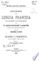 Lecciones de lengua francesa