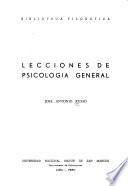 Lecciones de psicología general