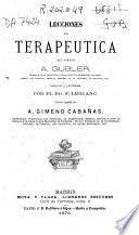 Lecciones de terapéutica