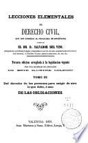 Lecciones elementales de derecho civil