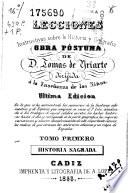 Lecciones instructivas sobre la historia y la geografia