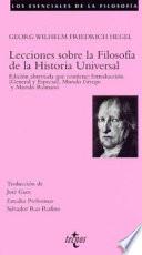 Lecciones sobre la filosofía de la historia universal