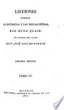 Lecciones sobre la retórica y las bellas letras
