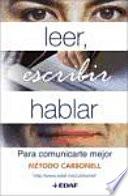 Leer, escribir hablar