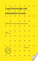 Legal Knowledge and Information Systems