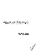 Legislación archivística boliviana