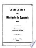 Legislacion del Ministerio de Economía