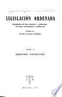 Legislación ordenada: Servicios nacionales