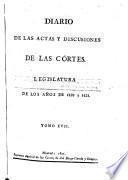Legislatura de los anos de 1820 y 1821