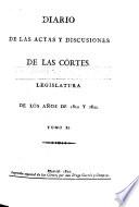 Legislatura de los anos de 1820 y 1821