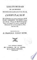 Legitimidad de las monedas hebreo- samaritanas, Confutación de la Diatribe de Numis Hebraicis de D.Olao Gerardo Tychsen...
