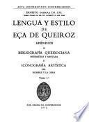 Lengua y estilo de Eça de Queiroz: Bibliografía activa