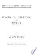 Lengua y literatura de España y su imperio