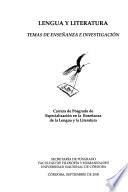 Lengua y literatura