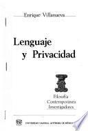 Lenguaje y privacidad