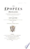 Les eṕopeés francaises