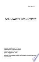 Les Langues néo-latines