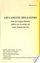 Les Langues néo-latines