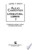 Letra y solfa: Literatura. Libros