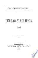 Letras y política, 1888