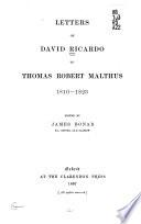 Letters of David Ricardo to Thomas Robert Malthus, 1810-1823