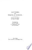 Letters of Nikolai Gogol