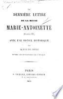 Lettre à Madame Elizabeth. 16 Oct. 1793