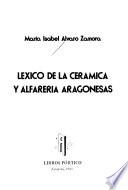 Léxico de la cerámica y alfarería aragonesas