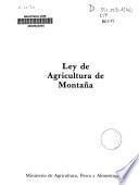 Ley de agricultura de montaña