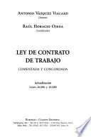 Ley de contrato de trabajo