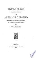 Leyendas de José hijo de Jacob y de Alejandro Magno